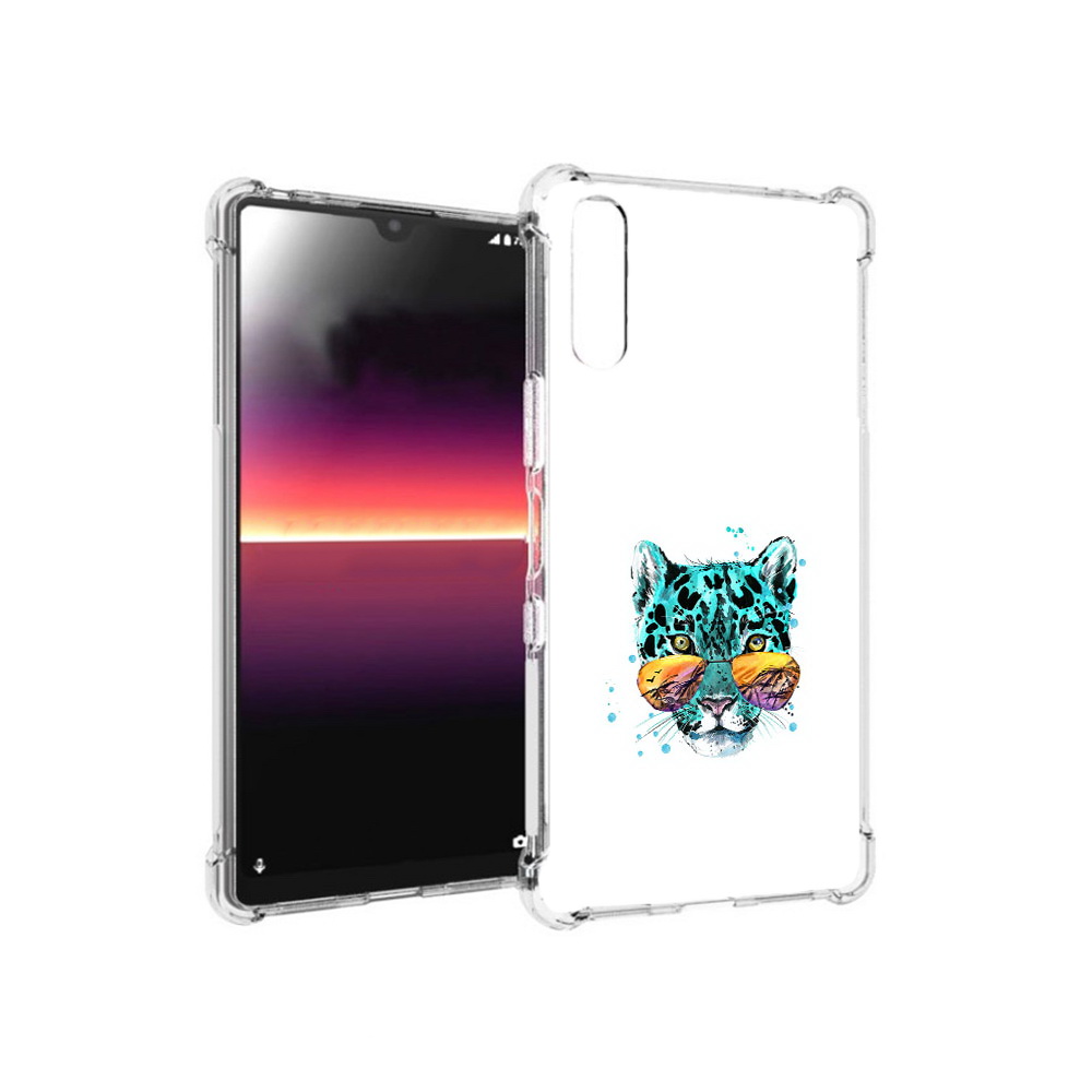 

Чехол MyPads Tocco для Sony Xperia L4 голубой лео (PT227010.235.294), Прозрачный, Tocco