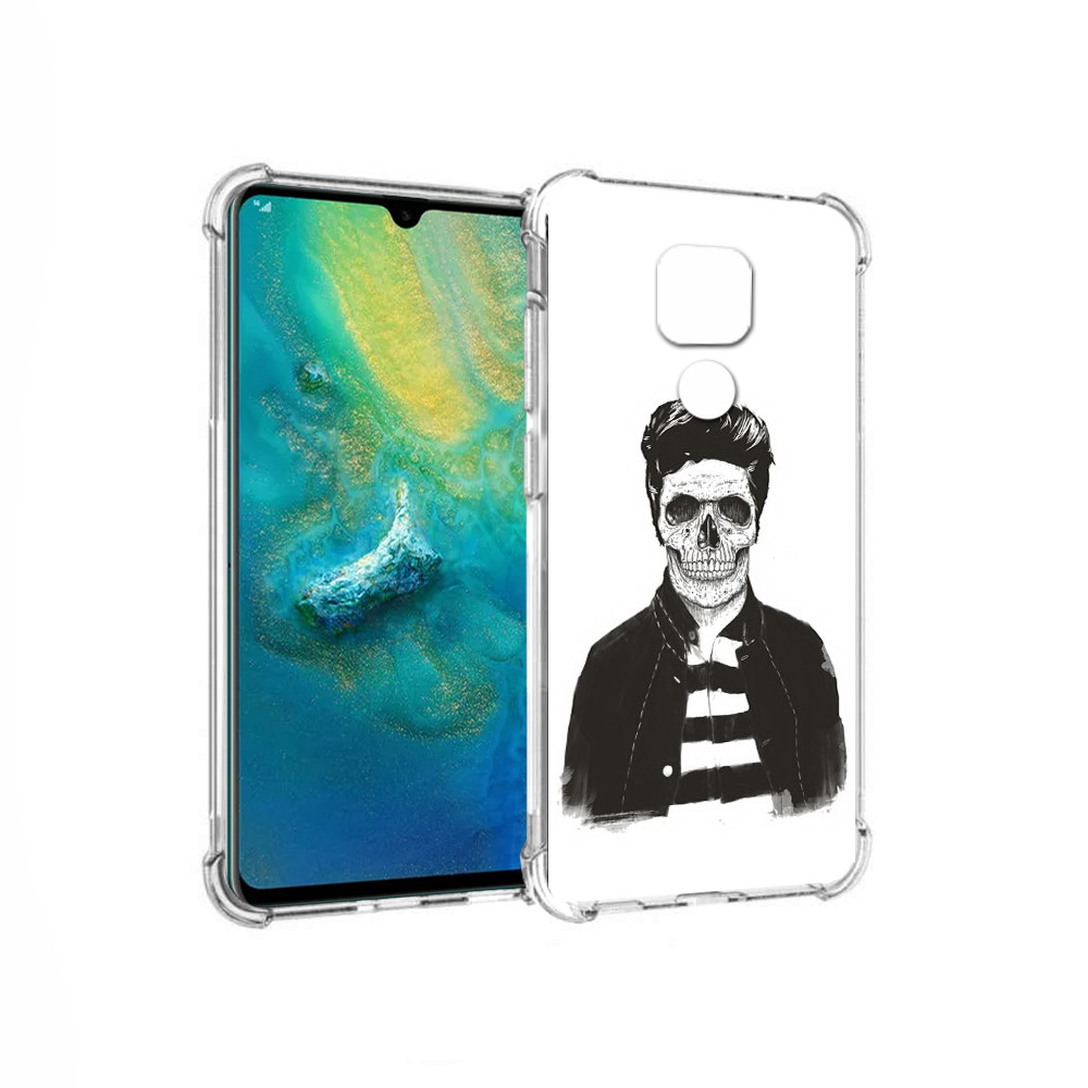 

Чехол MyPads Tocco для Huawei Mate 20x скелет (PT124578.30.604), Прозрачный, Tocco