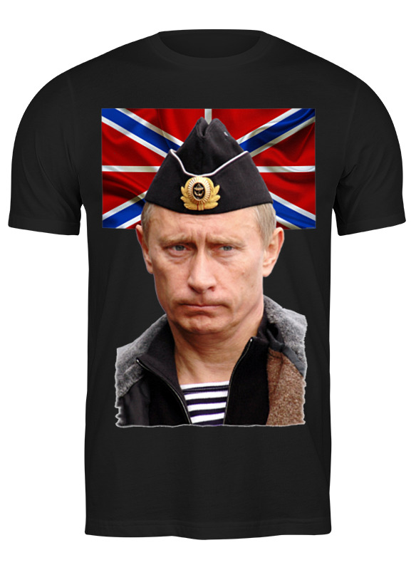 

Футболка мужская Printio Putin черная XL, Черный, Putin