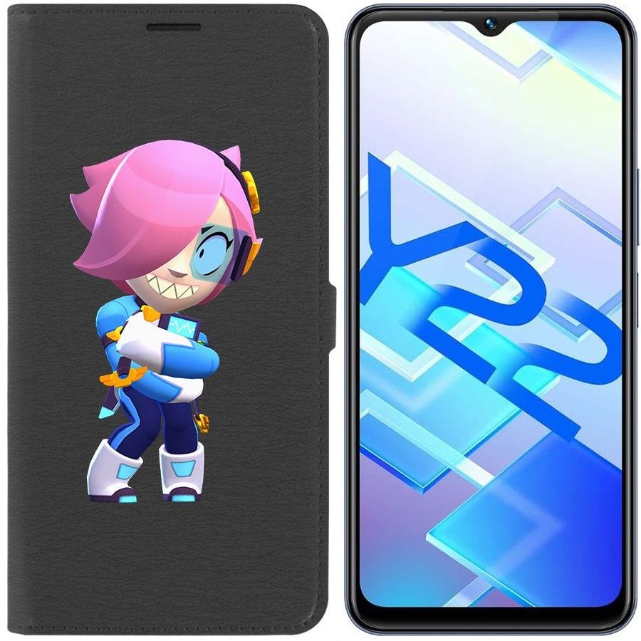 

Чехол-книжка Eco Book для Vivo Y22 Brawl Stars-Колетт Навигатор