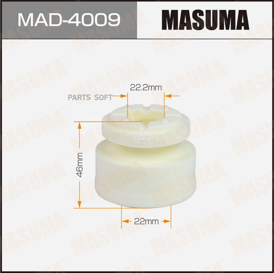 

Отбойник амортизаторов MASUMA, 22х22.2х46, MAZDA 6 / GH#