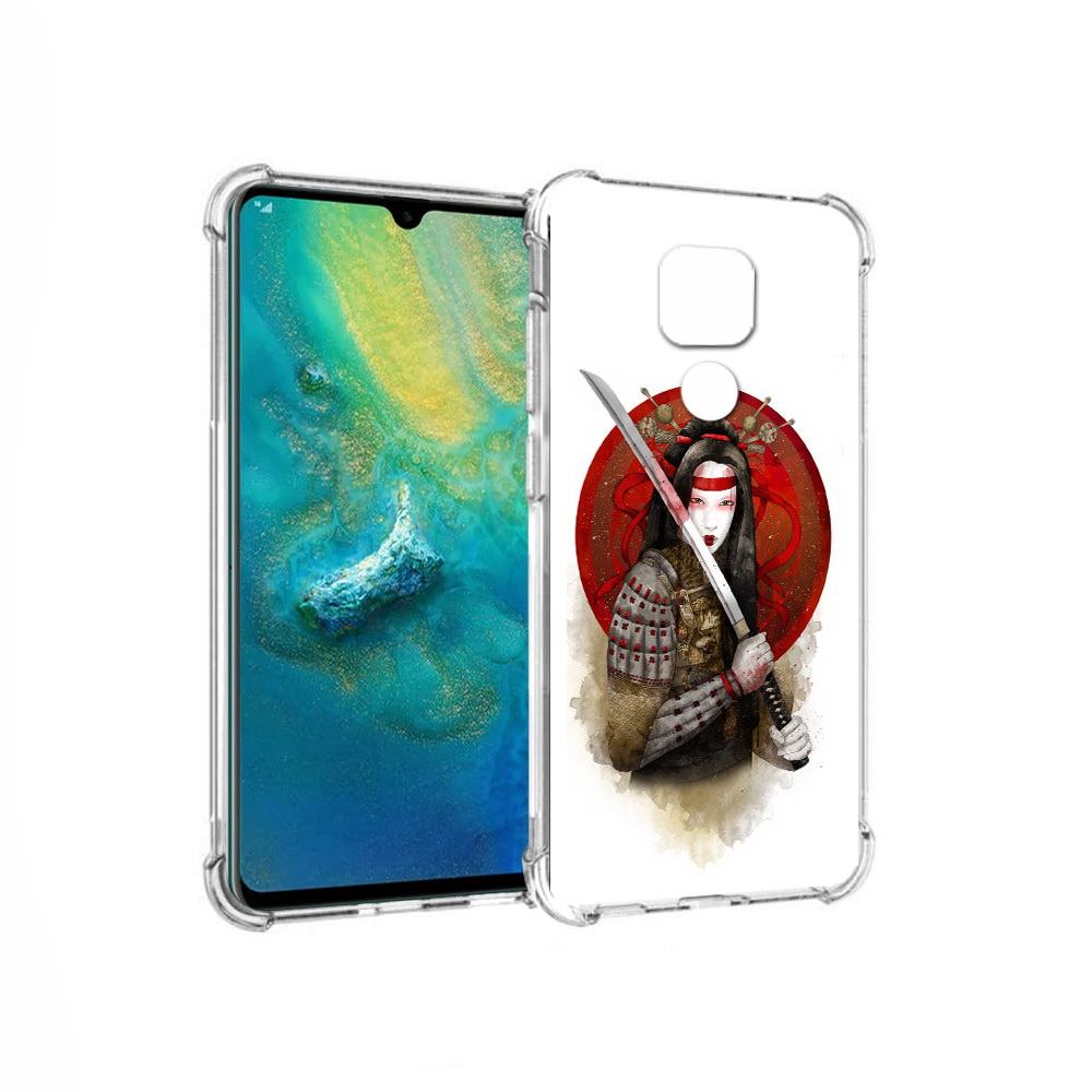 

Чехол MyPads Tocco для Huawei Mate 20x рисованная девушка с катаной (PT124578.30.580), Прозрачный, Tocco