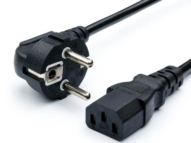 фото Кабель atcom cee 7/7-iec 320 c13 вилка-розетка м (power supply cable 1.8m 0.75mm at10118)