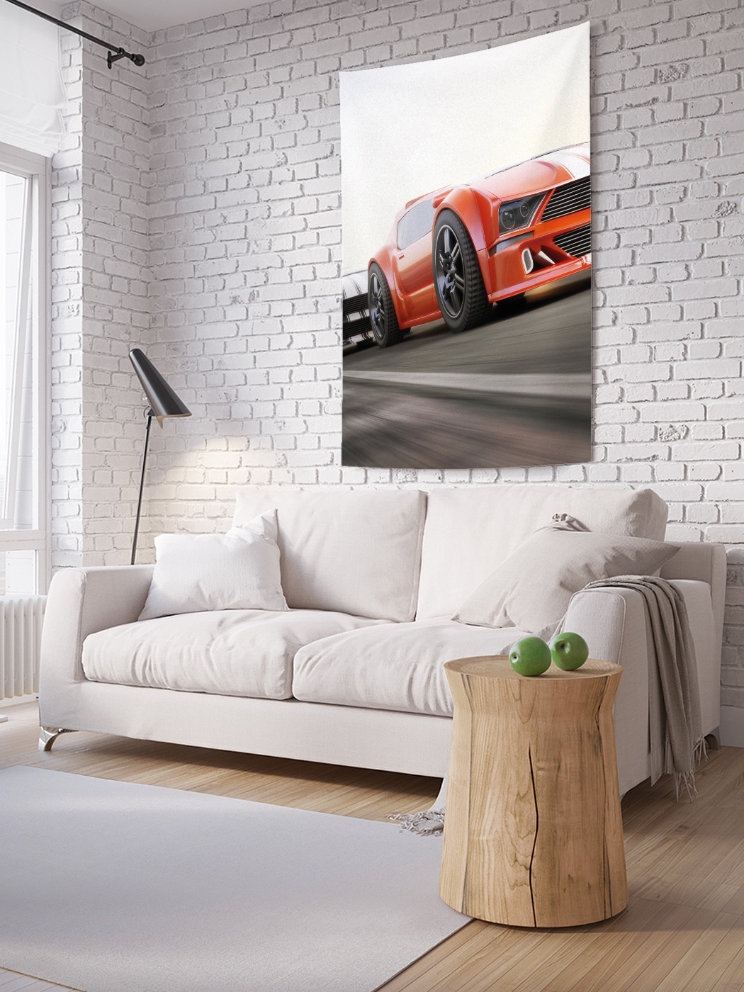 

Вертикальное фотопанно на стену JoyArty В центре гонки 150x200 см, В центре гонки
