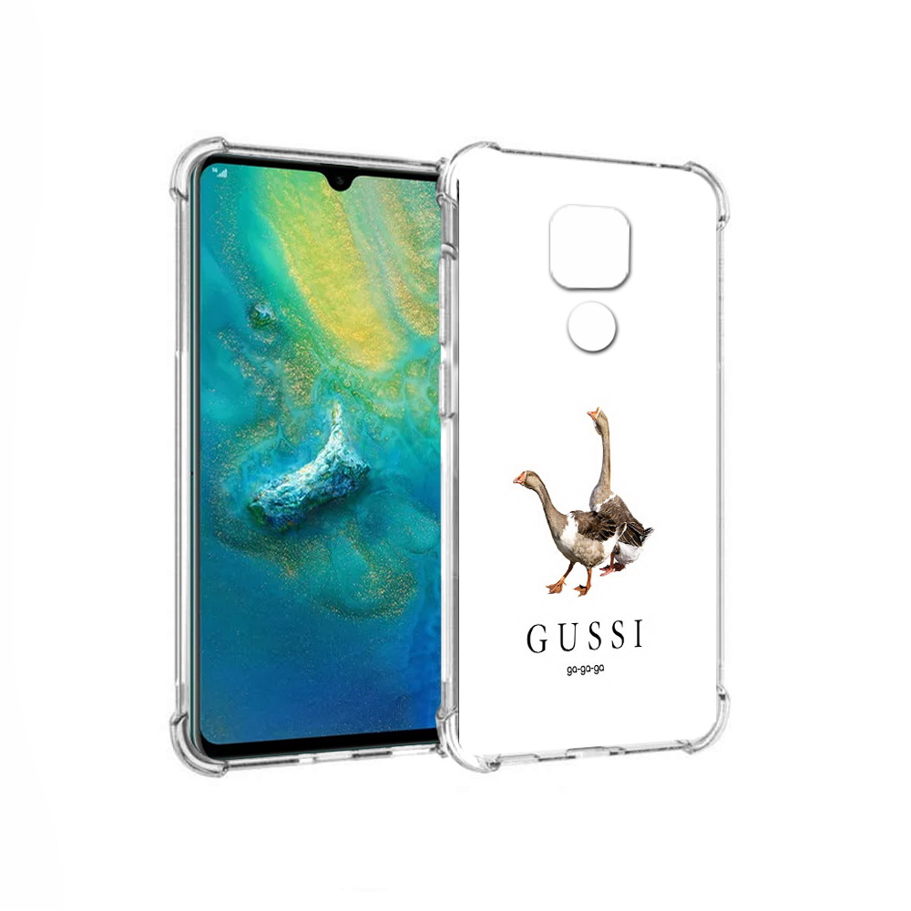 

Чехол MyPads Tocco для Huawei Mate 20x Гусси бренд (PT124578.30.56), Прозрачный, Tocco