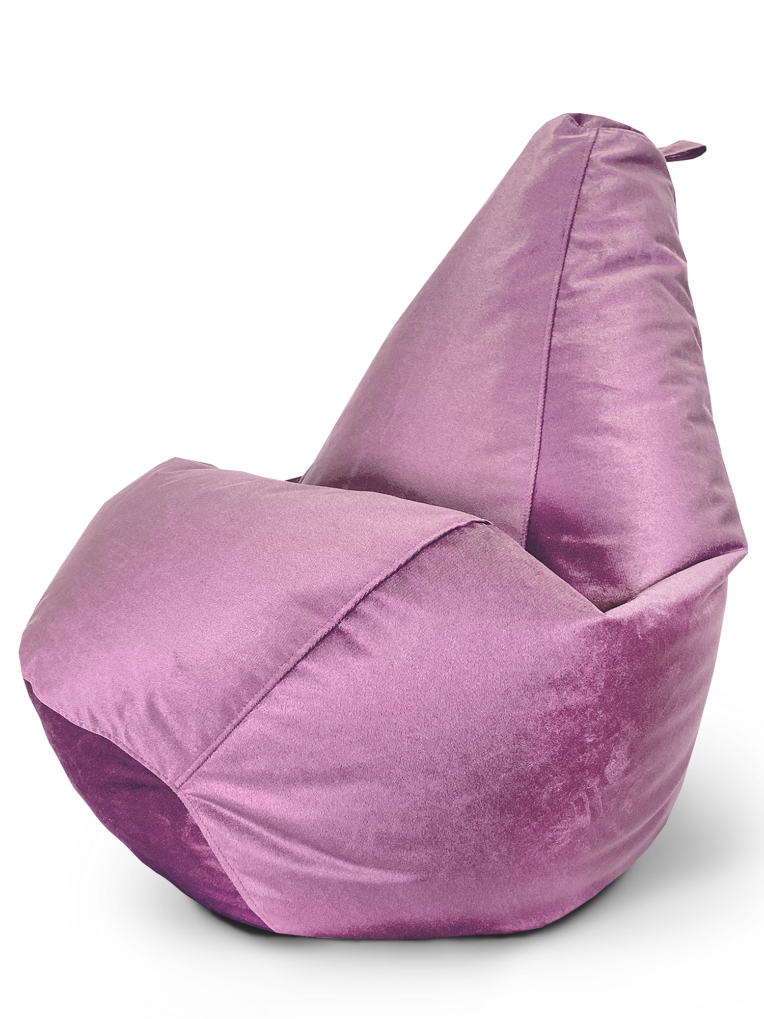 фото Кресло-мешок onpuff пуфик груша, размер хxxxl, розовый велюр