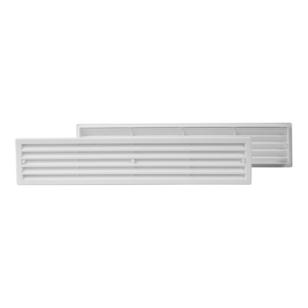

Европейская дверная решетка из ABS-плстика EUROPLAST VR459, 450x92мм, белая, VR459