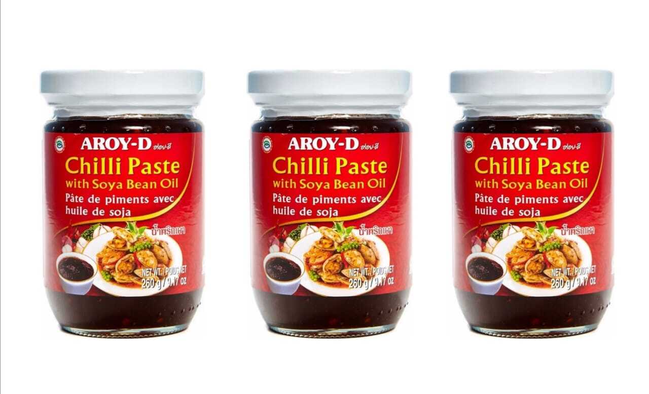

Соус Aroy-D чили острый крем-паста, 260 мл * 3 шт