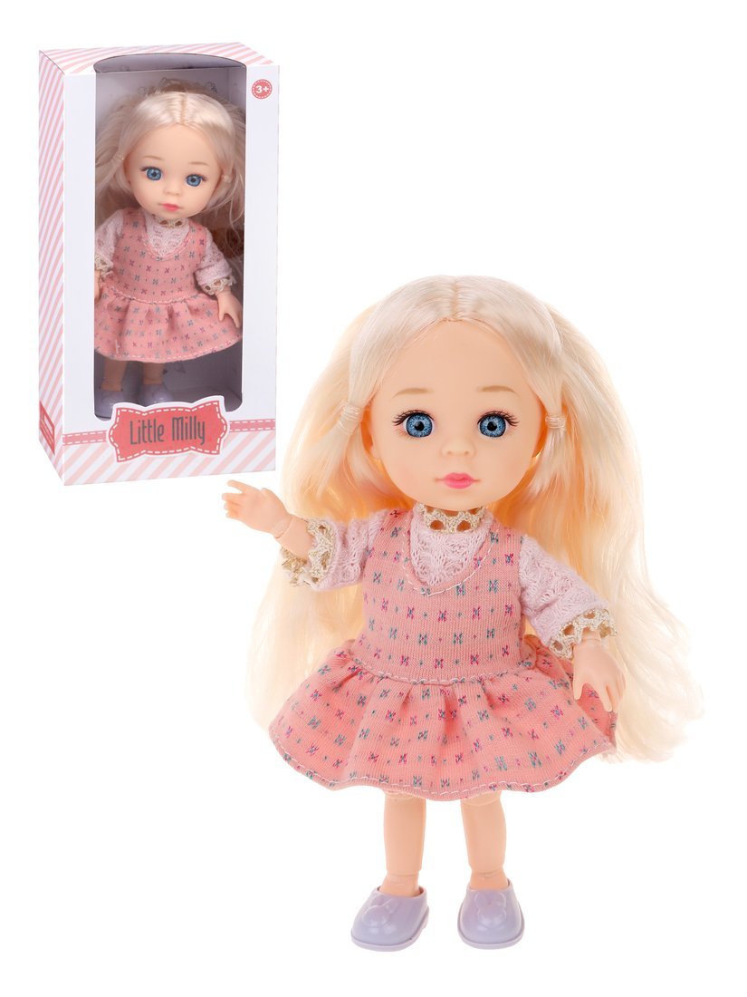 Шарнирная кукла для девочки Наша игрушка 15 см, 803594 велонасос beto пластик универсальная шарнирная головка т ручка 5 470364