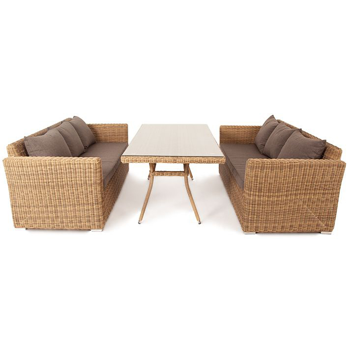 Комплект мебели 4SiS Мокко Дабл MDS3S3C2T-5-SET соломенный 3 предмета