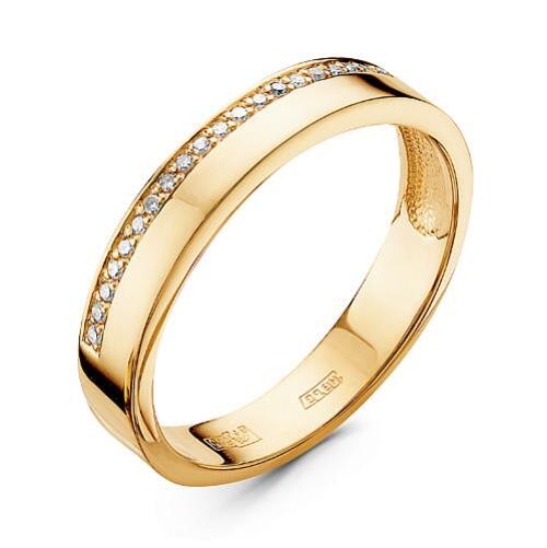 

Кольцо из золота р. 19,5 Golden Eagle 04-0042, бриллиант, 04-0042