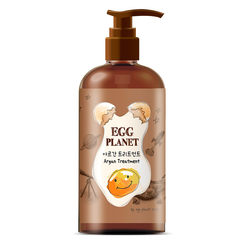 Кондиционер для волос EGG PLANET с аргановым маслом 280 мл bioblas питательный увлажняющий кондиционер для волос с аргановым маслом botanic oils