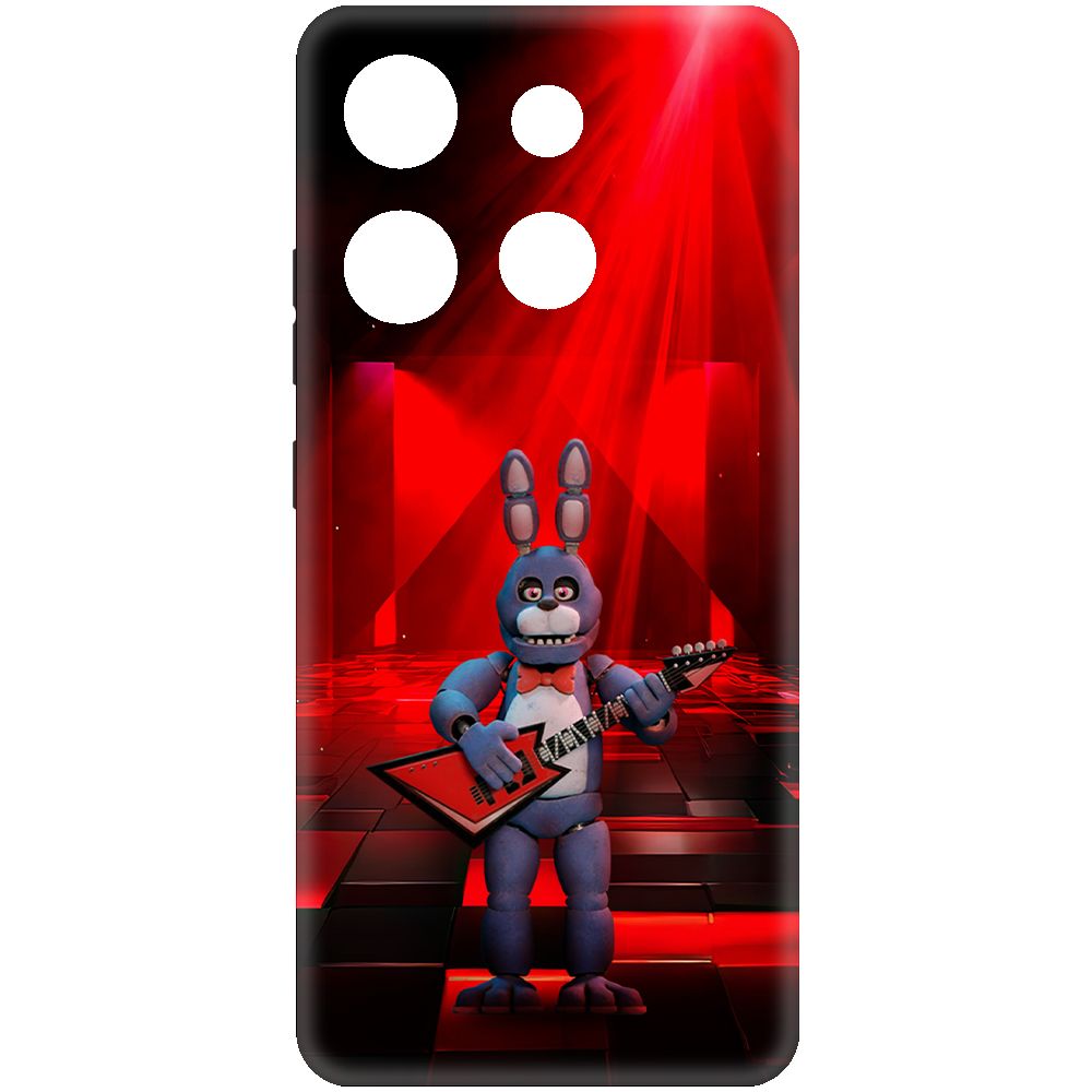 

Чехол-накладка Krutoff Soft Case ФНАФ - Бонни с гитарой для INFINIX Smart 7 HD черный