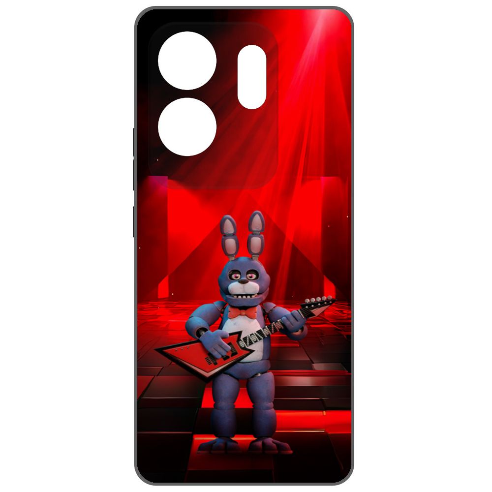 

Чехол-накладка Krutoff Soft Case ФНАФ - Бонни с гитарой для INFINIX Zero 30 4G черный