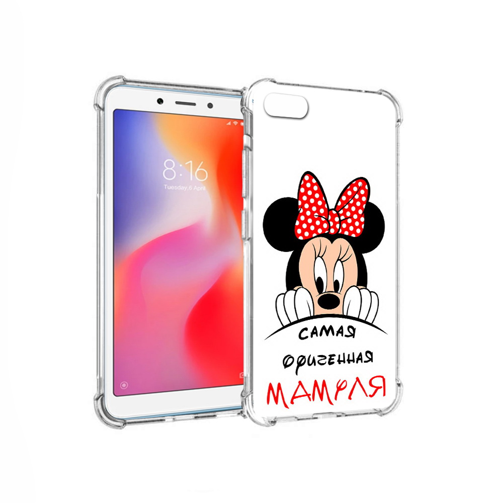 

Чехол MyPads Tocco для Xiaomi Redmi 6A Самая лучшая мамуля Мини Маус (PT113916.305.152), Прозрачный, Tocco