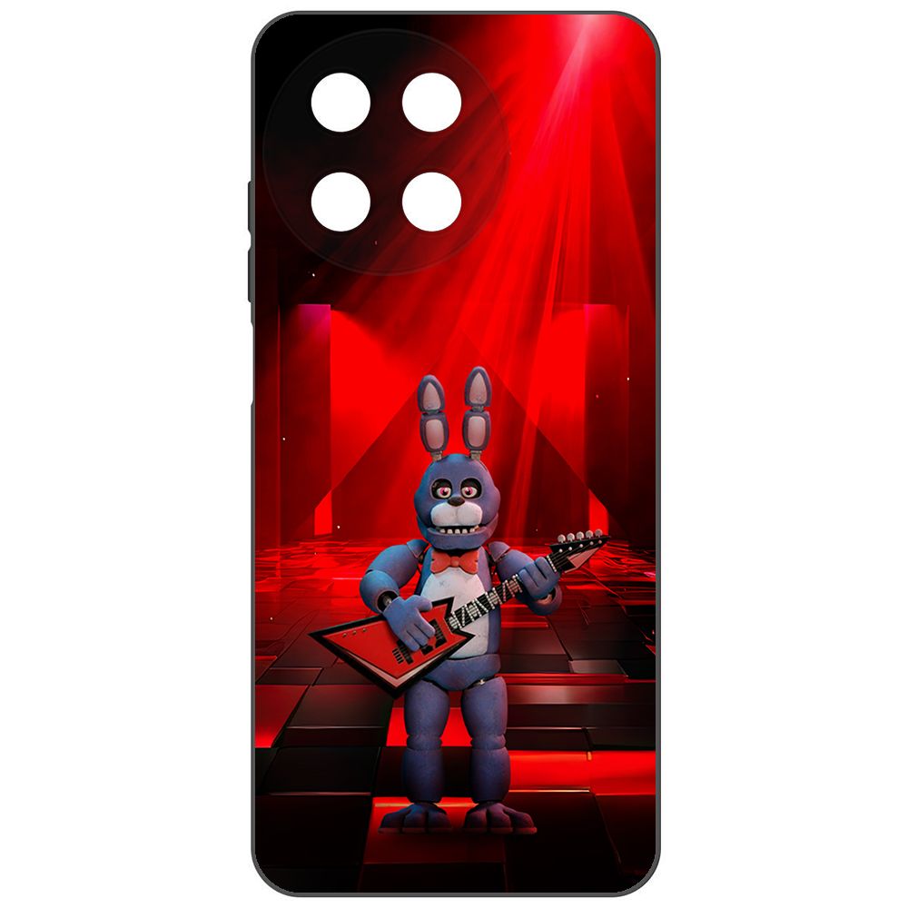 

Чехол-накладка Krutoff Soft Case ФНАФ - Бонни с гитарой для Realme 11 4G черный
