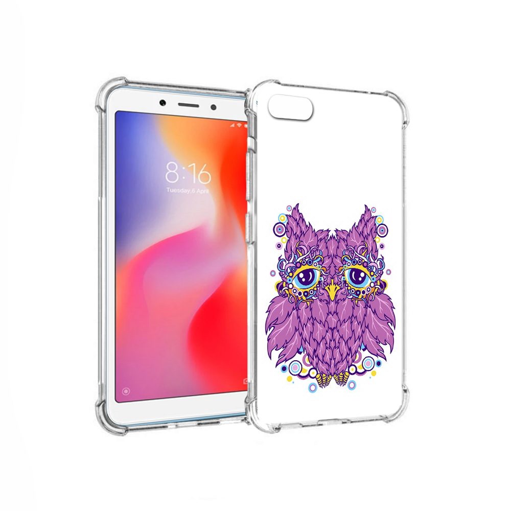 

Чехол MyPads Tocco для Xiaomi Redmi 6A Розовая сова (PT113916.305.147), Прозрачный, Tocco