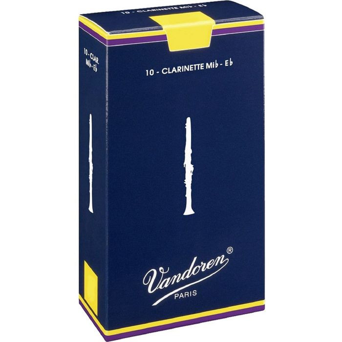 

Трости для кларнета Vandoren Eb CR-113 № 3 Traditional 10 шт, CR-113 № 3