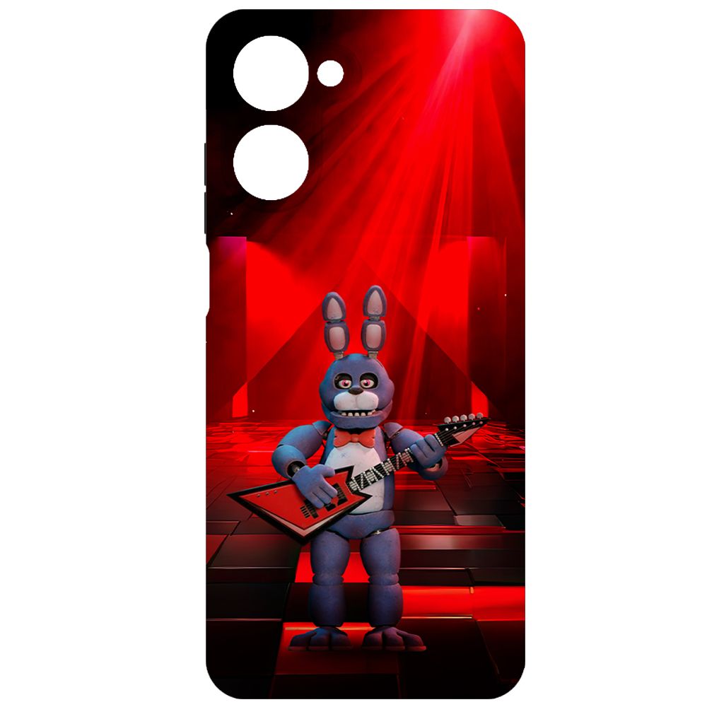 

Чехол-накладка Krutoff Soft Case ФНАФ - Бонни с гитарой для Realme 10 4G черный