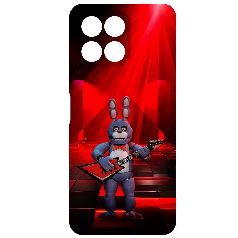 

Чехол-накладка Krutoff Soft Case ФНАФ - Бонни с гитарой для Honor X6 черный