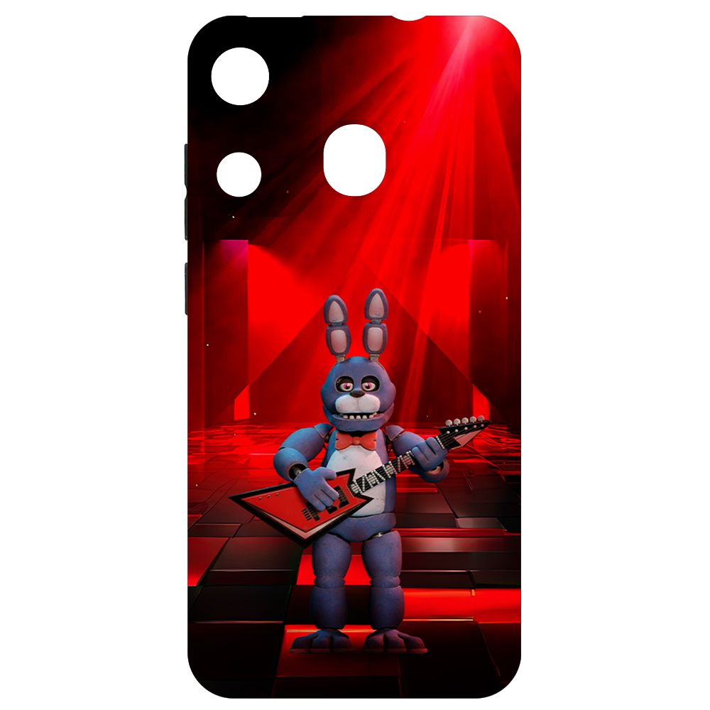 

Чехол-накладка Krutoff Soft Case ФНАФ - Бонни с гитарой для ITEL A27 черный