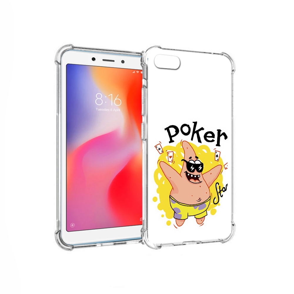 

Чехол MyPads Tocco для Xiaomi Redmi 6A Патрик (PT113916.305.133), Прозрачный, Tocco