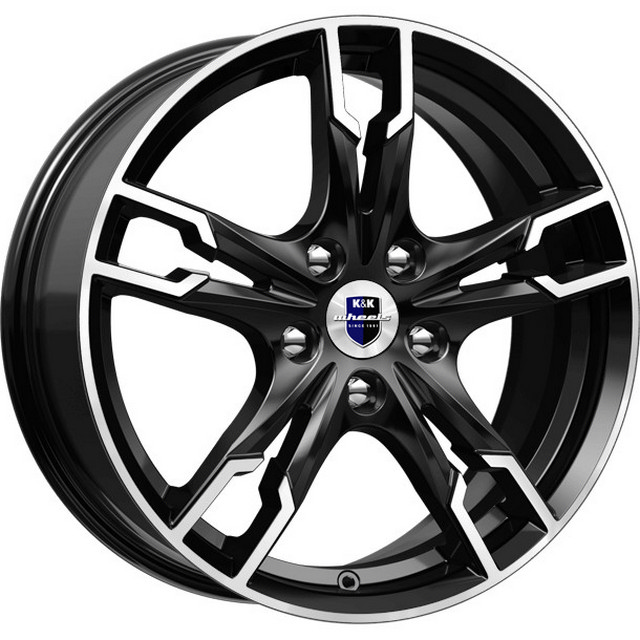 

Колесный диск K&K Солар (КС875-15) 7x17 5x114.3 ET45 D67.1 алмаз черный, арт.75055SK, Черный;серый, Солар (КС875-15)