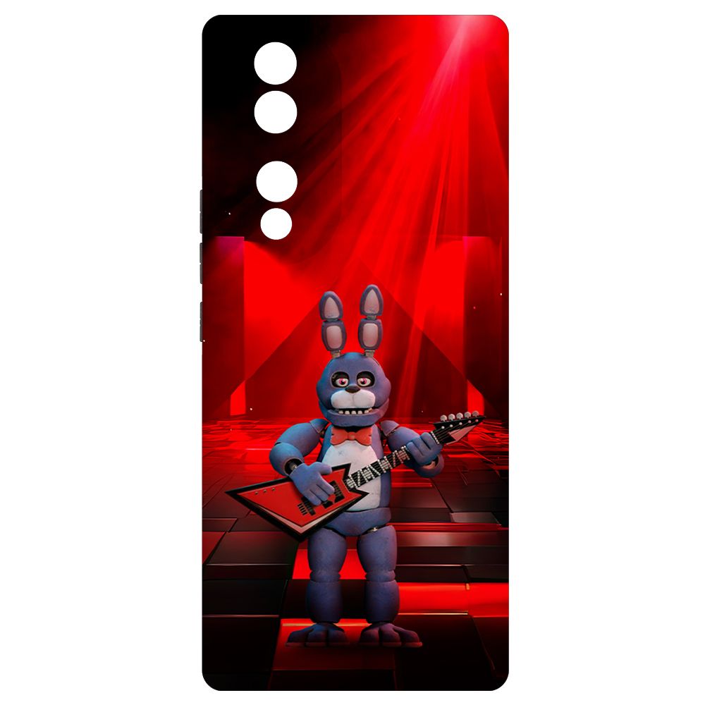 

Чехол-накладка Krutoff Soft Case ФНАФ - Бонни с гитарой для Honor 70 черный