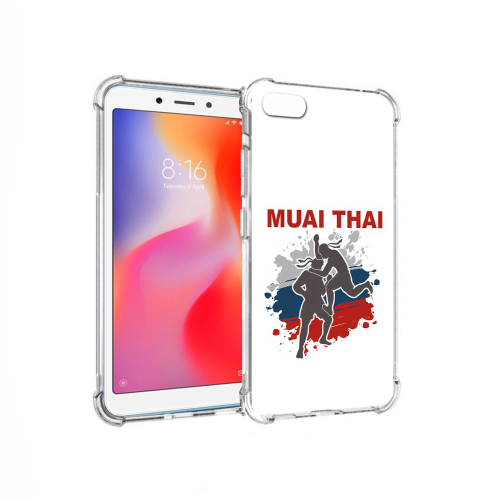 

Чехол MyPads Tocco для Xiaomi Redmi 6A Муайтай (PT113916.305.123), Прозрачный, Tocco