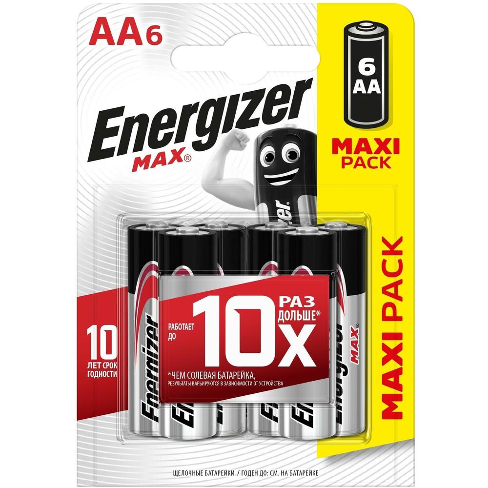 

Батарейки Energizer MAX PLUS LR6/E91 AA 6шт