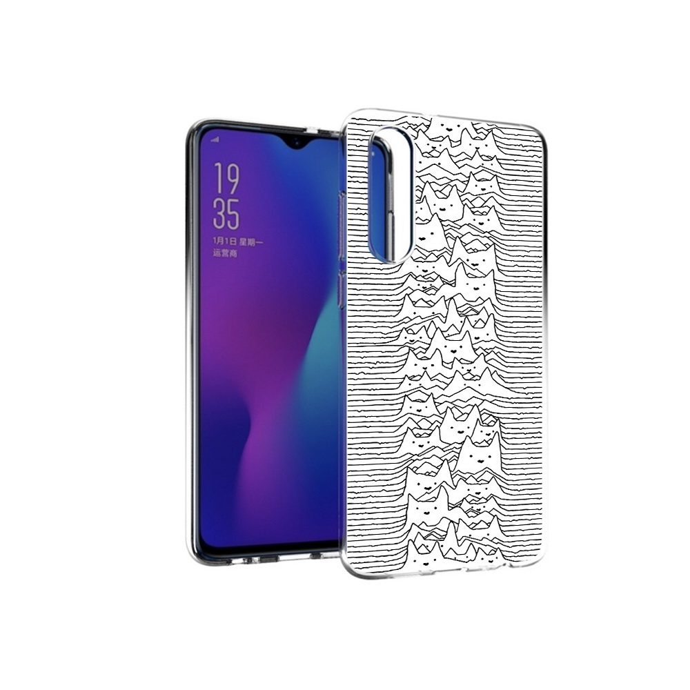 

Чехол MyPads Tocco для Huawei P30 черно белые коты 3D, Прозрачный, Tocco