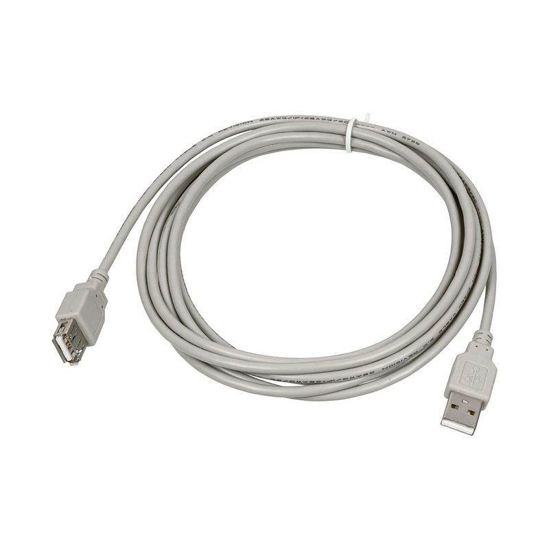 фото Кабель nobrand usb a(m)-usb a(f), 3м, grey