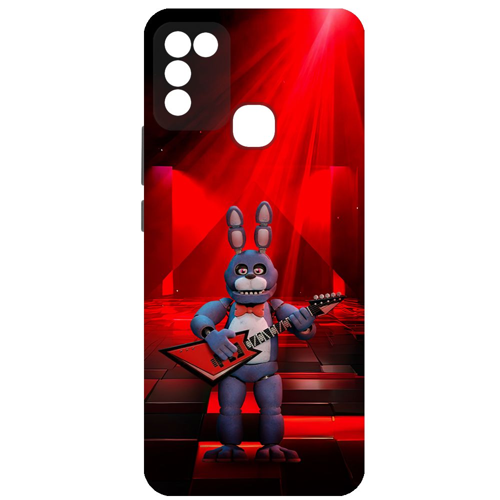 

Чехол-накладка Krutoff Soft Case ФНАФ - Бонни с гитарой для INFINIX Hot 11 Play черный