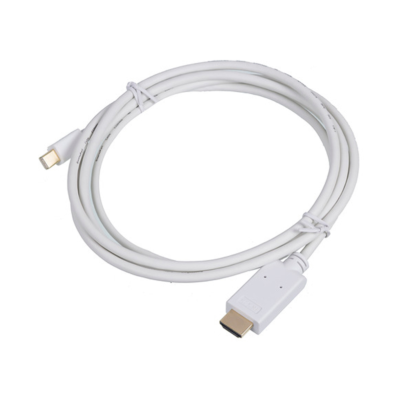 фото Кабель minidisplayport (m)- hdmi (m), 2м, white nobrand