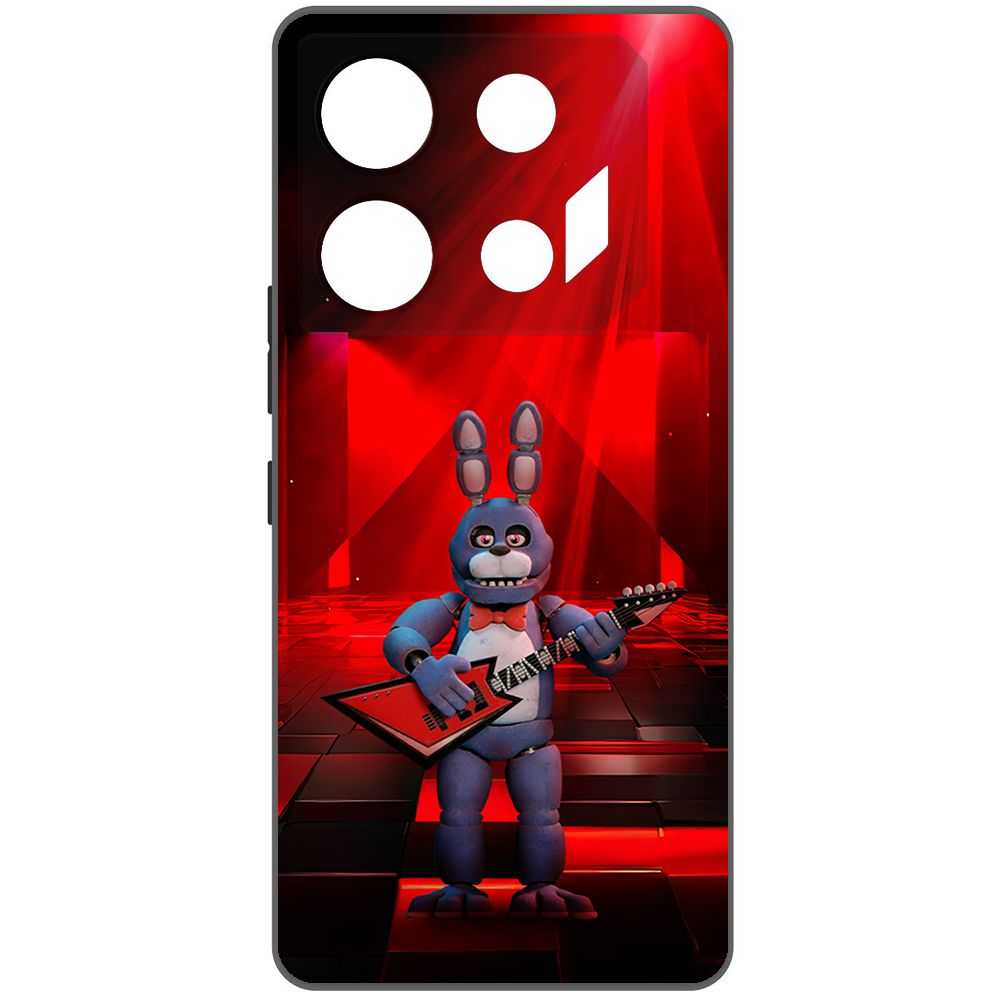 

Чехол-накладка Krutoff Soft Case ФНАФ - Бонни с гитарой для INFINIX GT 10 Pro черный