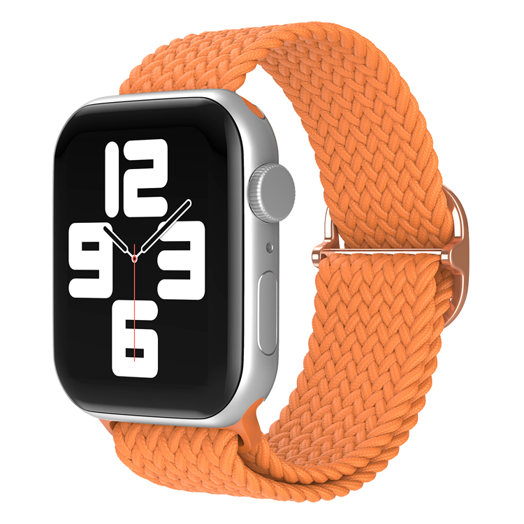 

Ремешок для Apple Watch 1-9/SE (38/40/41 мм), оранжевый, Ремешок для Apple Watch 1-9 / SE (38/40/41 мм), регулируемый по длине