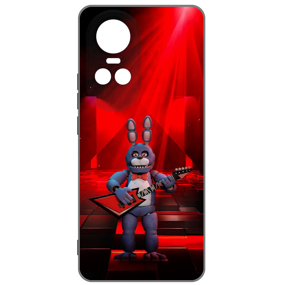 

Чехол-накладка Krutoff Soft Case ФНАФ - Бонни с гитарой для Oppo Reno10 Pro 5G черный