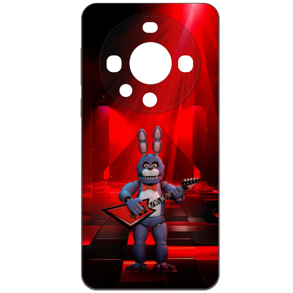 

Чехол-накладка Krutoff Soft Case ФНАФ - Бонни с гитарой для Huawei Mate 60 Pro черный