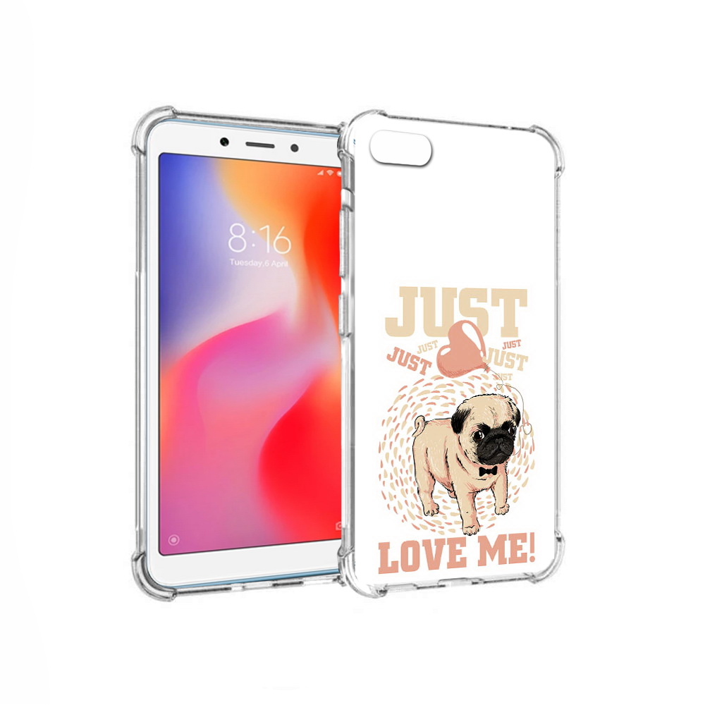 

Чехол MyPads Tocco для Xiaomi Redmi 6A Люби меня (PT113916.305.109), Прозрачный, Tocco