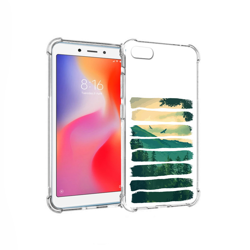 Чехол MyPads Tocco для Xiaomi Redmi 6A Лесная чаща (PT113916.305.107)