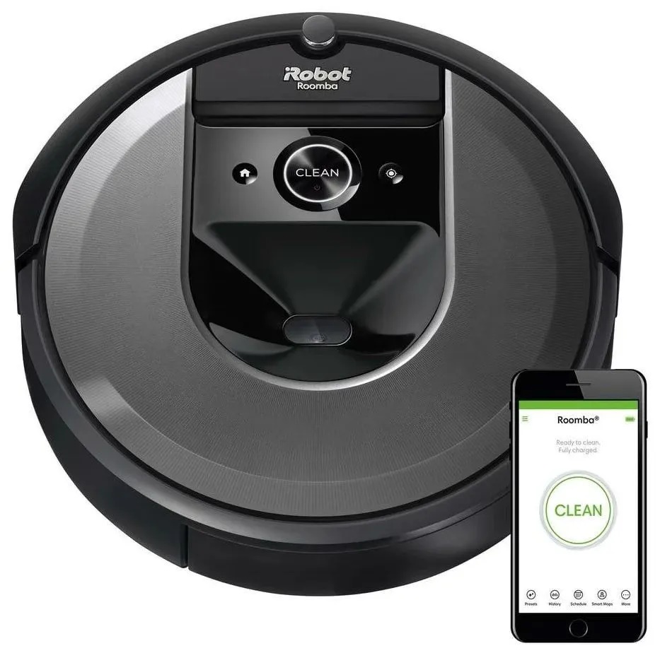 

Робот-пылесос iRobot Roomba i7 черный, Roomba i7