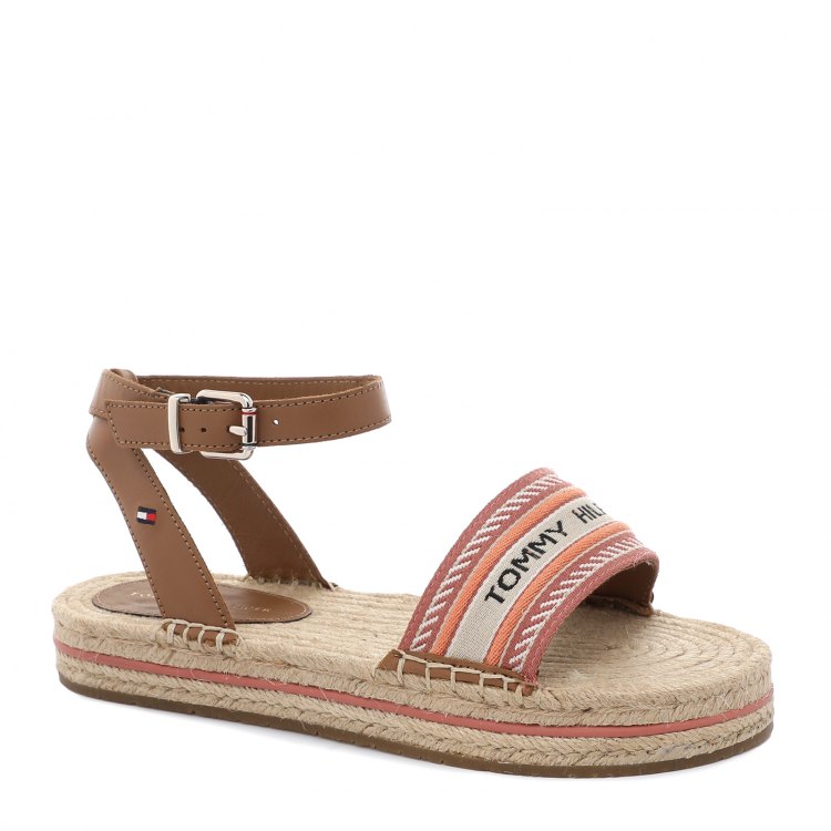 фото Женские эспадрильи tommy hilfiger th artisanal flatform sandal цв. светло-розовый 36 eu