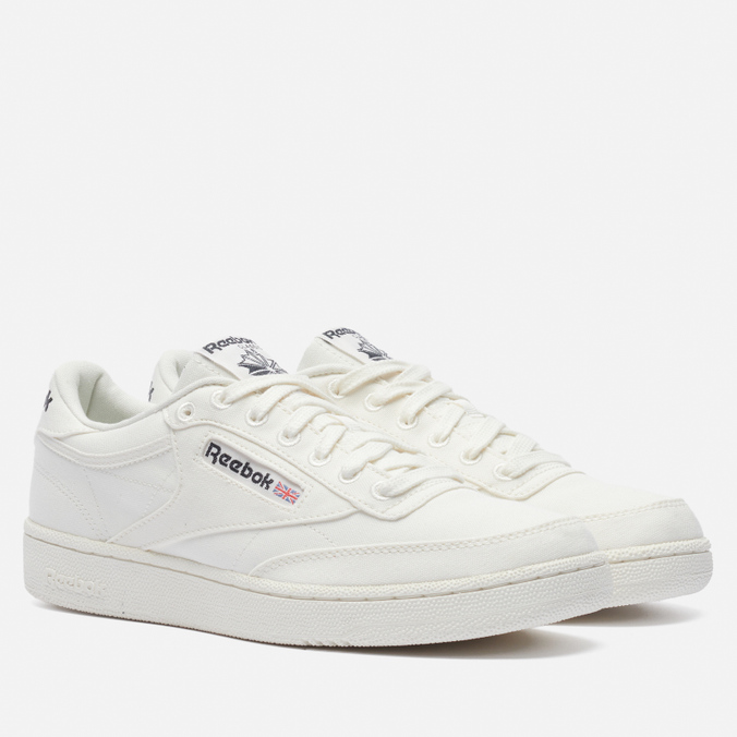фото Кроссовки унисекс reebok club c 85 grow белые 44.5 eu