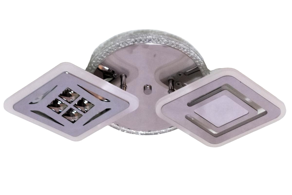 фото 3154/1+1 - sl rgb cr led (46w+9w) б/п люстра чудо свет