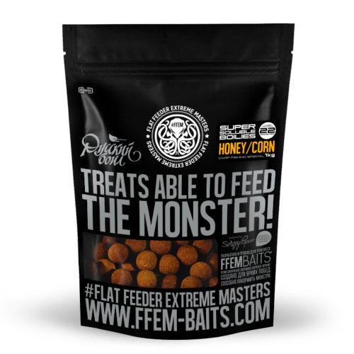 Бойлы Ffem Soluble Boilies 22mm Honey Corn