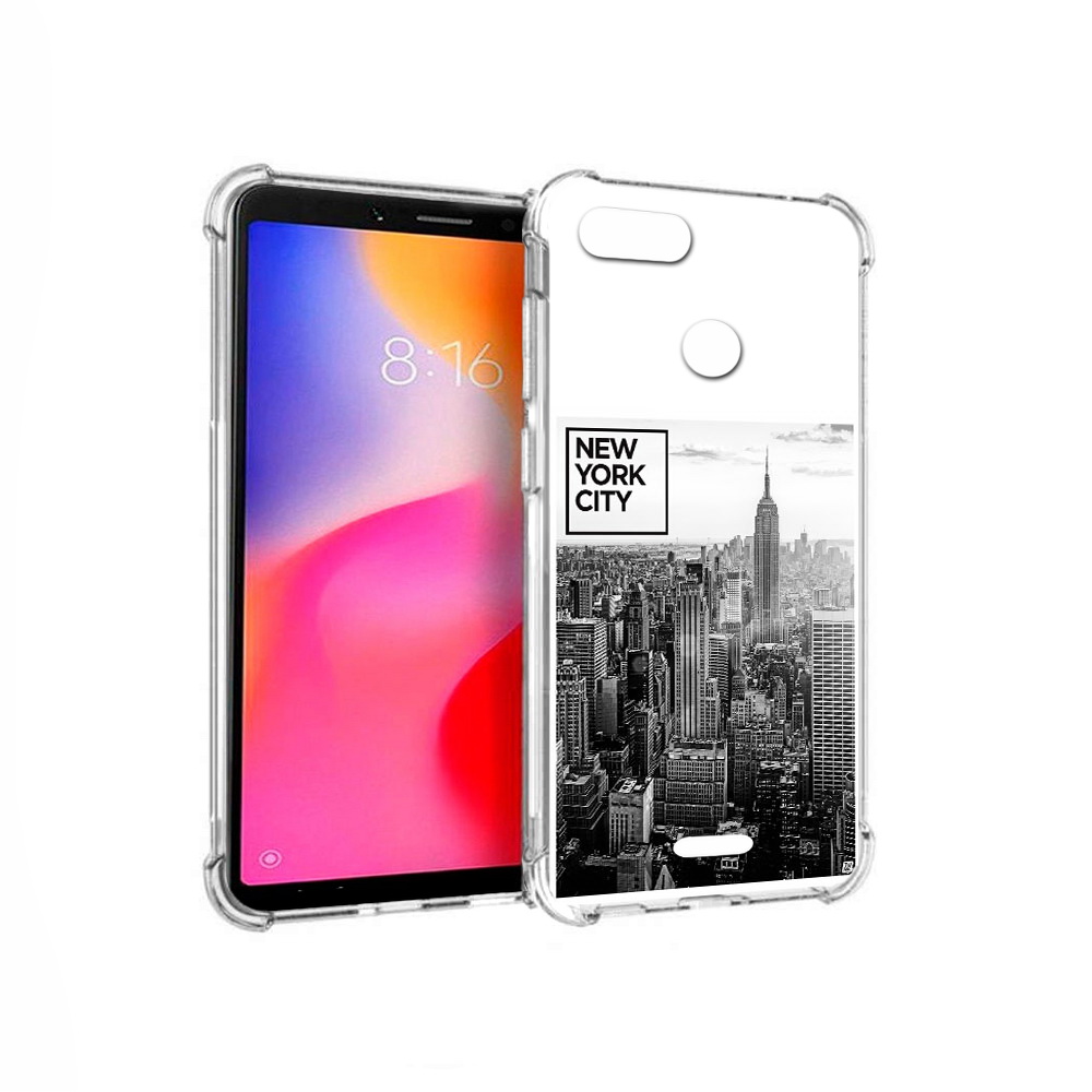 

Чехол MyPads Tocco для Xiaomi Redmi 6 черно белый ньюерк (PT113762.304.686), Прозрачный, Tocco