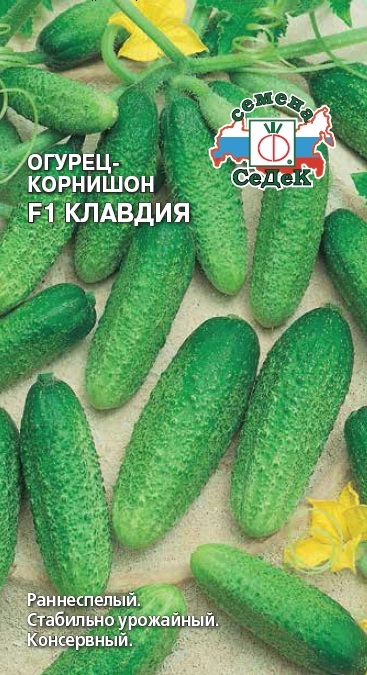 

Семена огурец СеДеК Клавдия F1 1437 1 уп.
