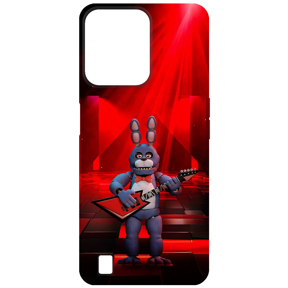 

Чехол-накладка Krutoff Soft Case ФНАФ - Бонни с гитарой для Realme C31 черный