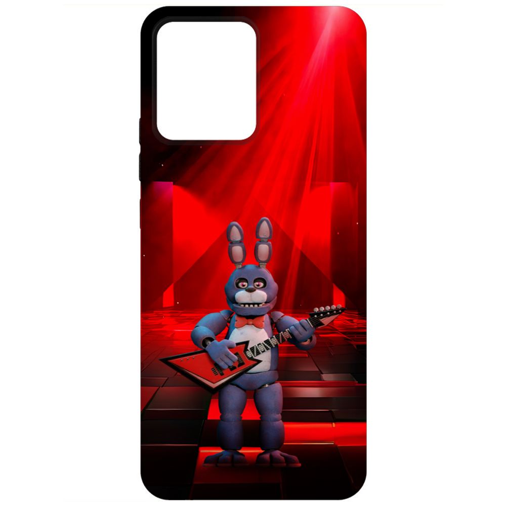 

Чехол-накладка Krutoff Soft Case ФНАФ - Бонни с гитарой для Realme Narzo 50i Prime черный