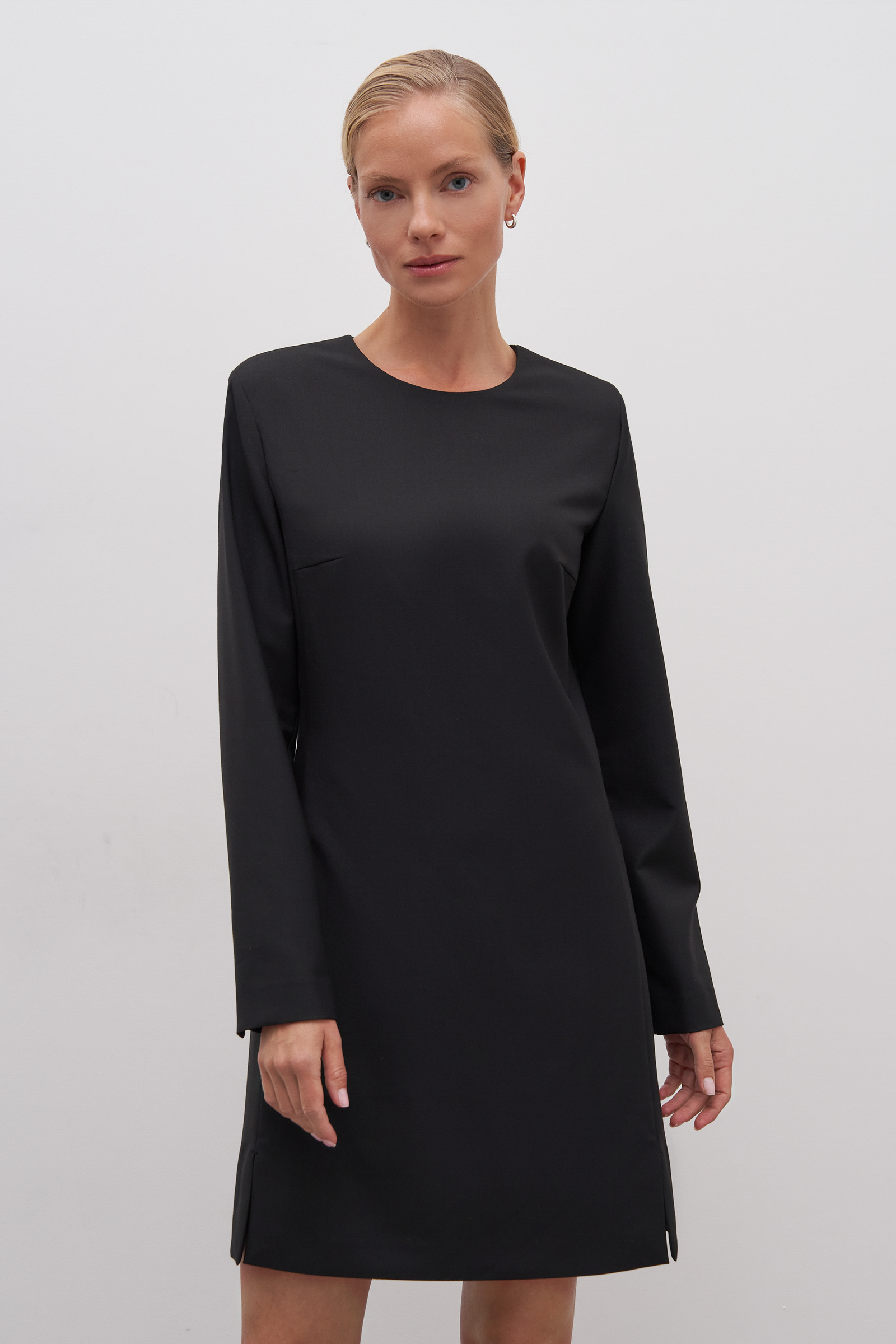 Платье женское Finn Flare FAD110268 черное S